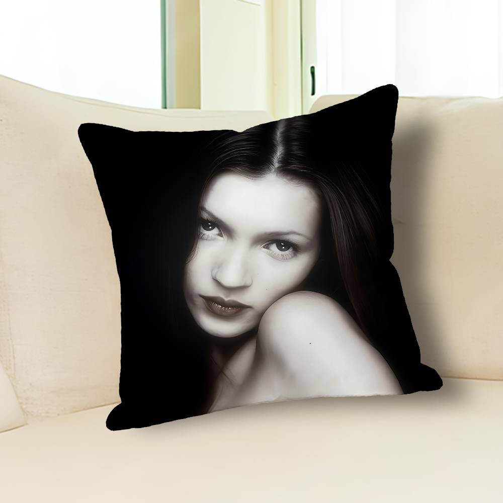 Model K-Kate M-Moss Pillow Cases for Bedroom Living Room Sofa Home Decor Polyester Cushion Cover with Zipper