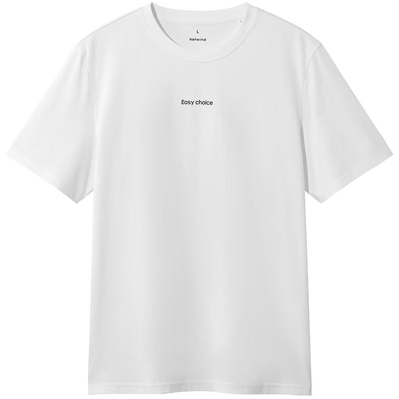 

Hotwind Men s Cooling Letter Print Short Sleeve T-shirt L