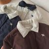 Kinder Cartoon Welpen Baseball Jacke: Trendige Baumwoll-Reversmäntel für Jungen und Mädchen - Herbst/Winter-Kollektion