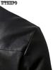 PU-Lederjacke für Herren in Übergröße – Coole Modejacke – Stilvolles und strapazierfähiges PU-Leder – für Männer – Geschenkidee für modebewusste Typen
