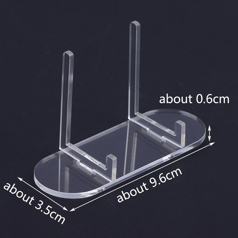 1/3/5 Pcs Transparent Display Stand Multi-Purpose Acrylic Storage Holder For Photo Plate Card Display