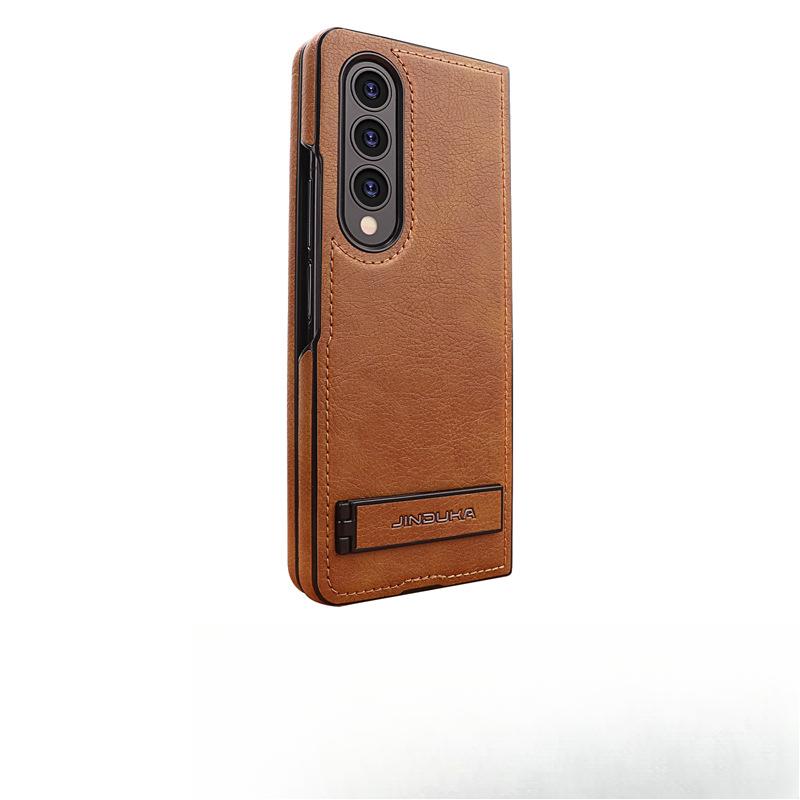 

Этот креативный мужской кожаный чехол подходит для чехла для телефона Samsung Zfold6 с откидной крышкой и противоударной складной подставкой 3/4-го поколения. Samsung Galaxy Z Fold 5