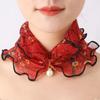 Nuevos Elegantes Bufandas de Seda de Moda Estampado de Mariposa y Flores para Mujer Bufanda Larga de Gasa Chal Suave para Dama Accesorios de Moda