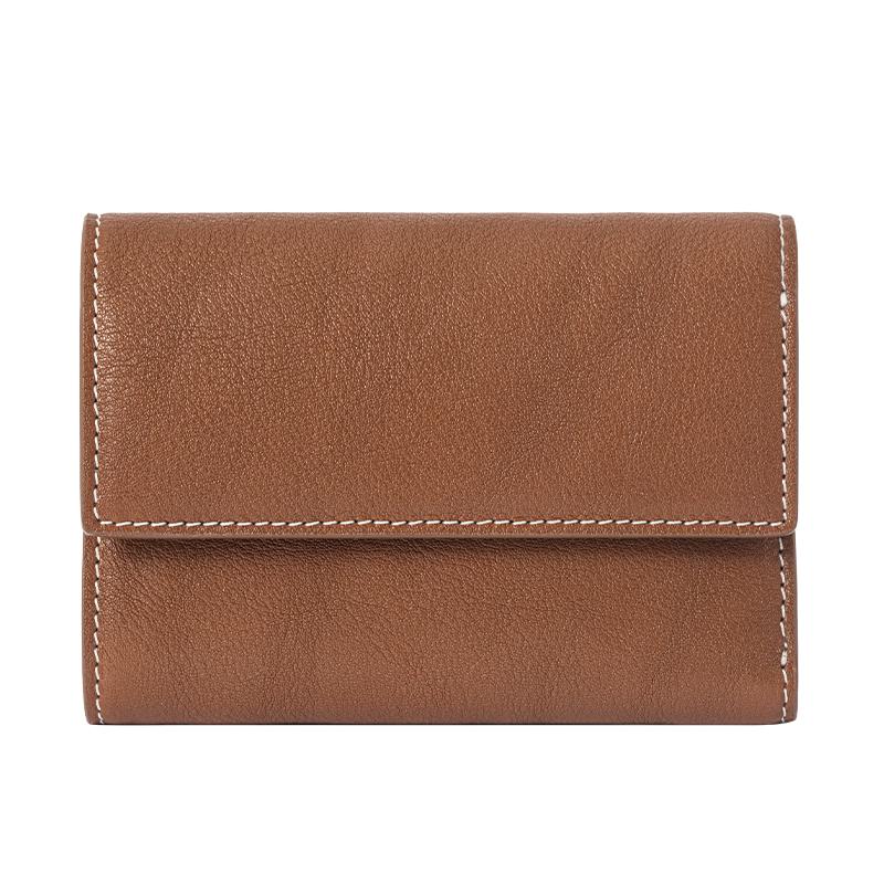 

Короткий кошелек VANESSA HOGAN женский, из натуральной кожи растительного дубления