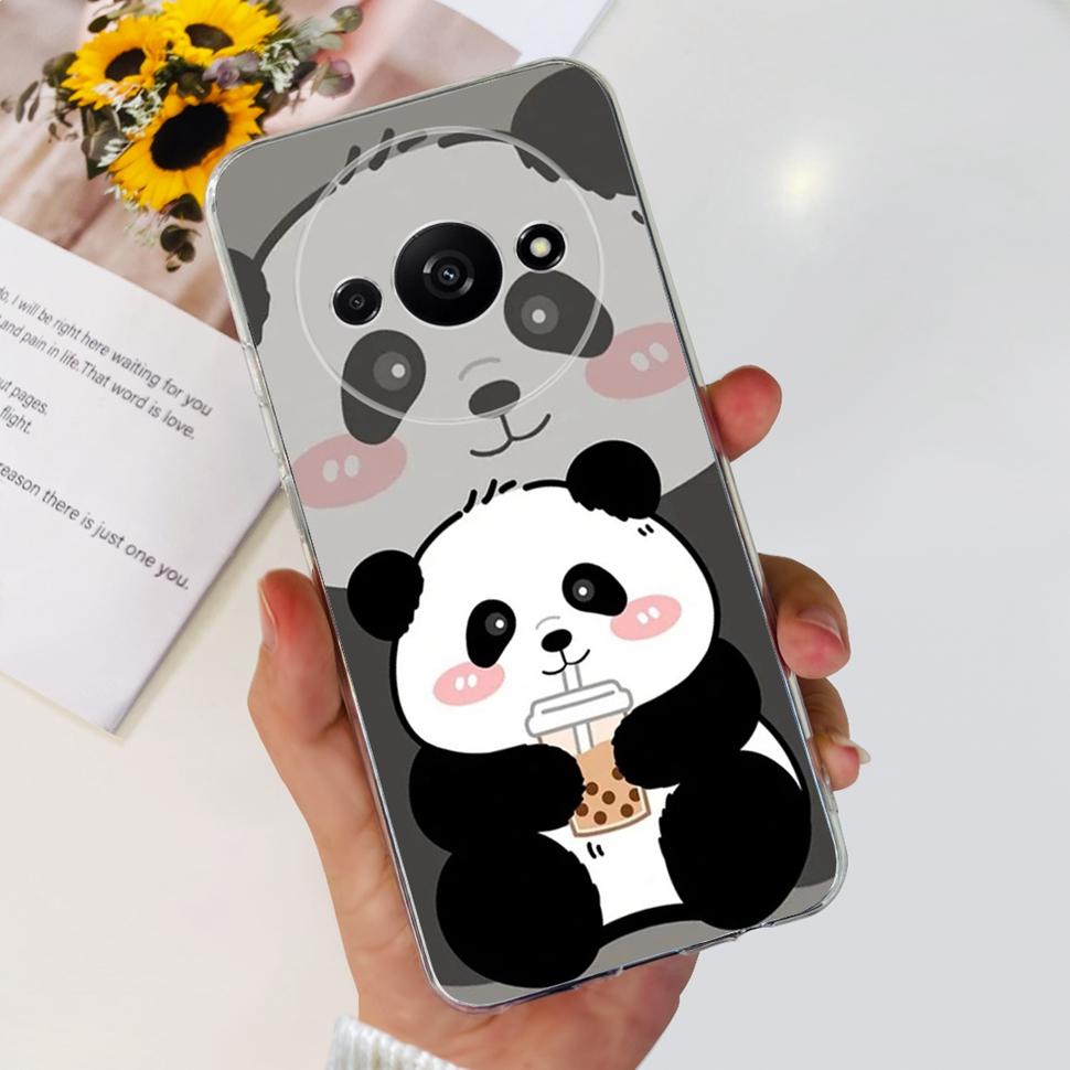 For Xiaomi Redmi A3 Case RedmiA3 Flower Cartoon Fundas Soft Silicone Casing For Xiaomi Poco C61 PocoC61 Coque Ultra Slim Cover