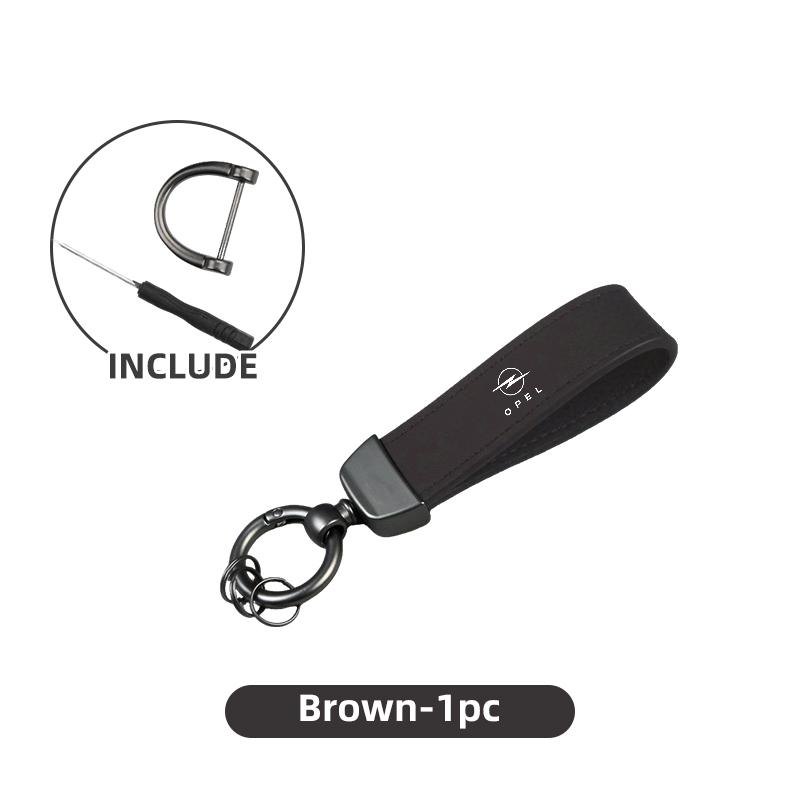 Car PU Leather Keychain Auto Accessories For Opel Astra Insignia Corsa Zafira Meriva Mokka Vivaro Vectra Antara Ampera Grandland