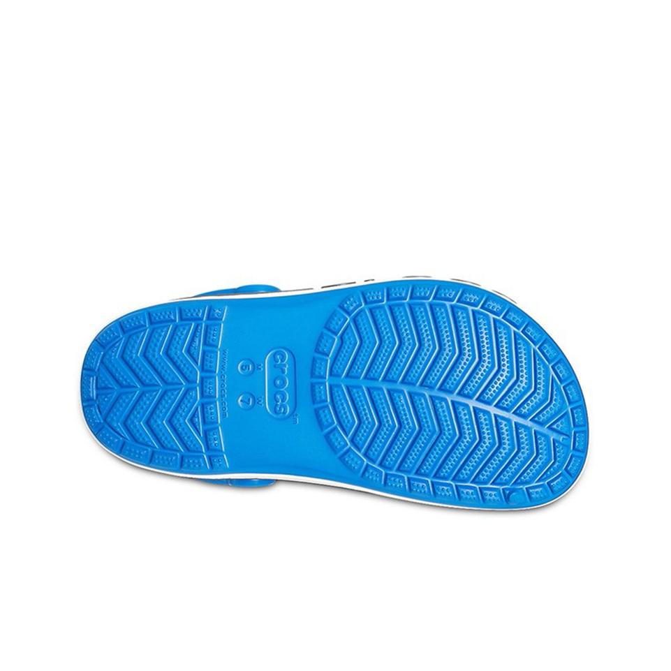Crocs Bayaband Clog Eva Logo Perforierte Clogs Unisex Schuhwerk Blau Grau 205089-4JO