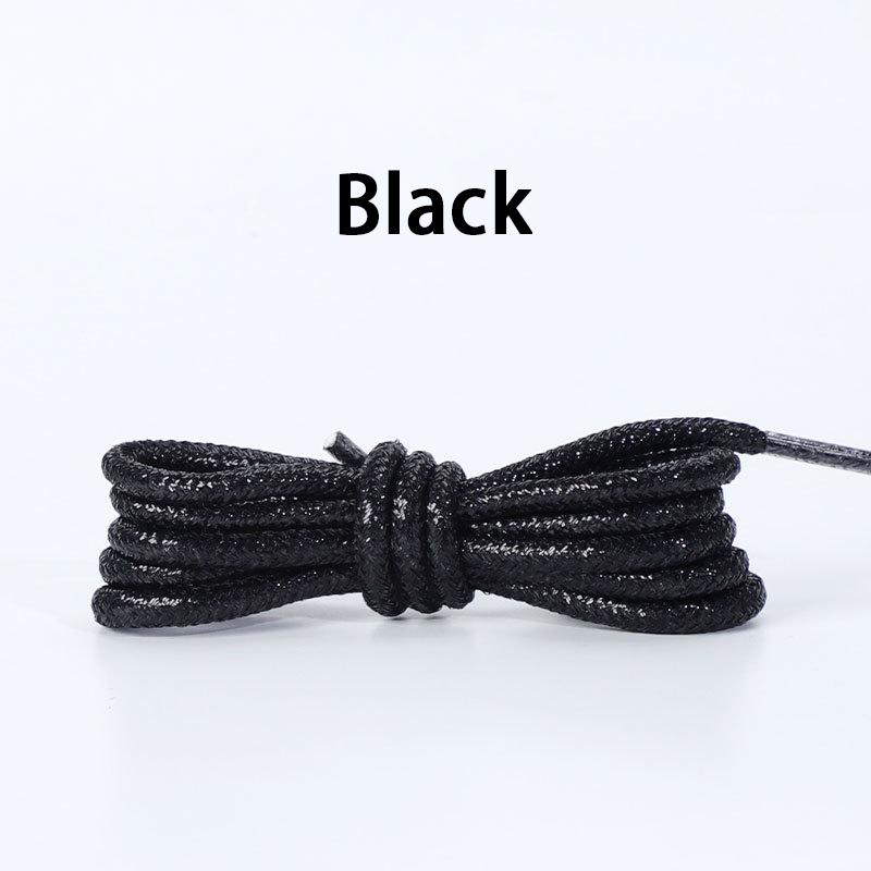 Bling Sparkle Shoe Laces for Glitter Round Shoelaces - Colorful Shiny Metallic Replacement Laces - Sneakers Boots & Casual Shoes