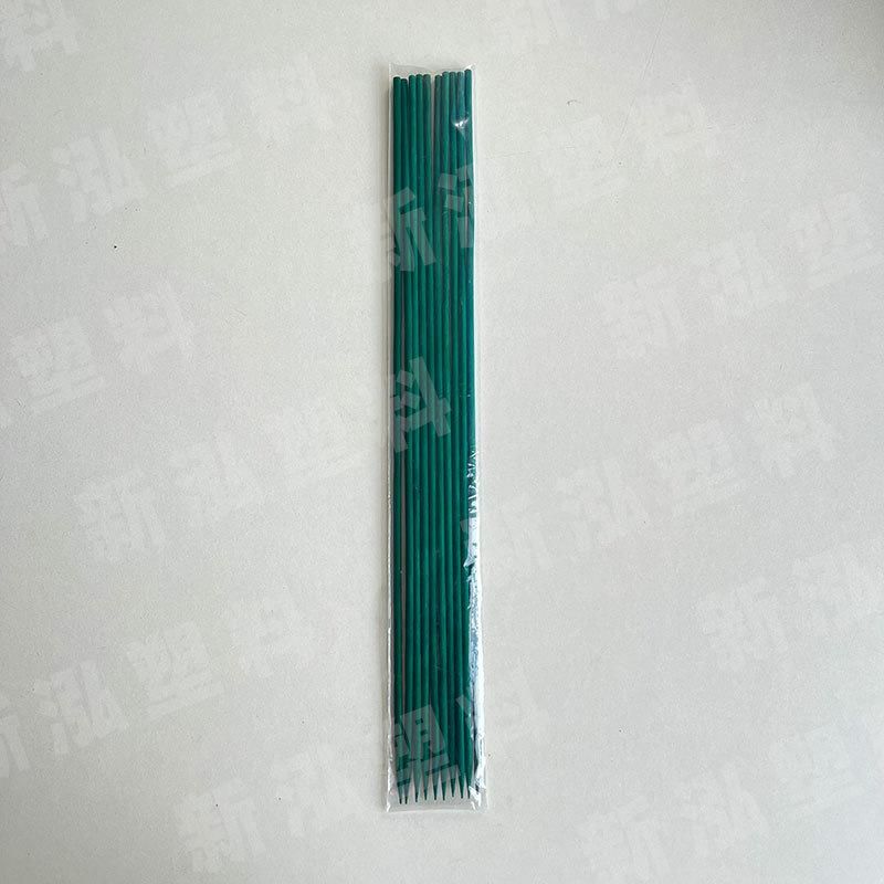 Green Dyed Bamboo Support Rod for Plant Growth and Flower Arrangement