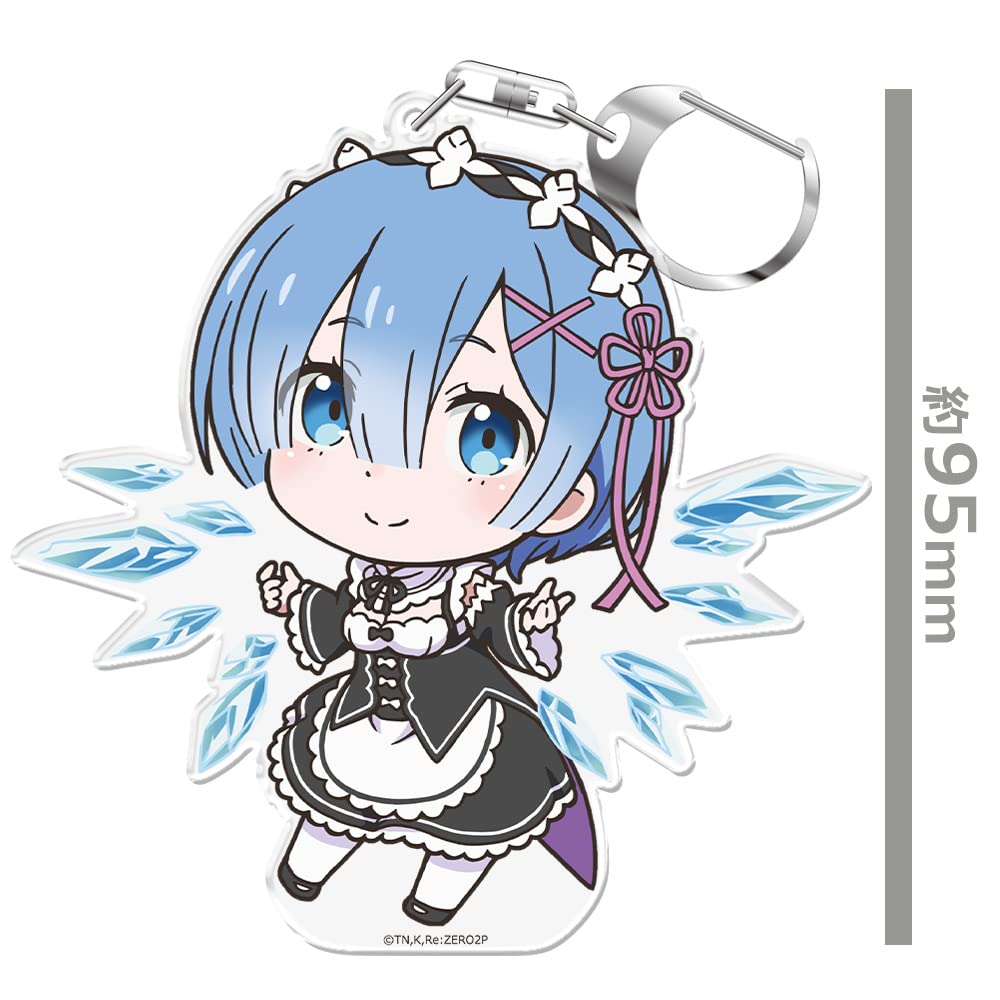 Starting Life in Another World Keychain Rem [azumaker] ReZero - Punikore! (with stand) ver.2