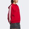 Adidas Casual Series Merkelogo Hettegenser Genser med striper Tykk genser Damegenser Energy-Red JZ1636