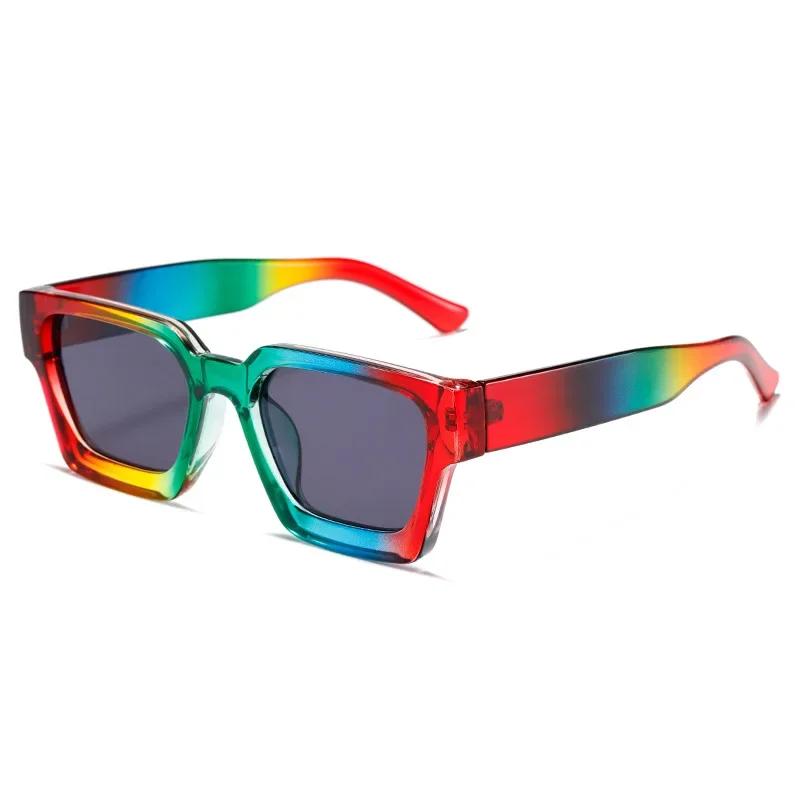 

European American Unisex Design Sun Glasses Men s Women s Fashion Style Rainbow Versatile Sun Eyeglasses Trend UV Protection Designer Sun Eyewear