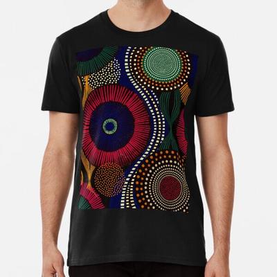 Afrikai törzsi minta színes tónusokban S-től 5XL-ig, Ausztráliában/USA-ban készült póló