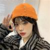 Cute Casual Distressed Hole Male O-Ring Winter Female Beanie Hat Knitted Hat Warm Cap Solid Color