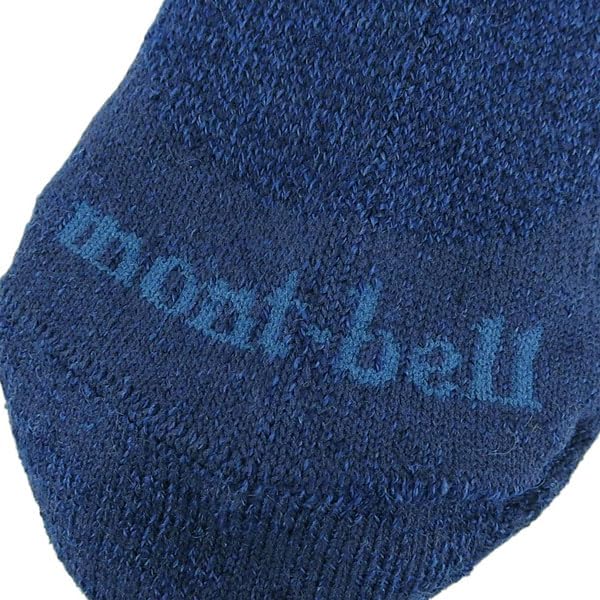 Merino Wool Trekking Socks 1118421 M [Montbell] Men's (Navy (IND) / (24-26cm))