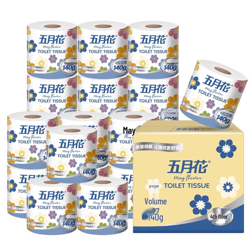 May Flower Classic 4-Ply Toilet Paper