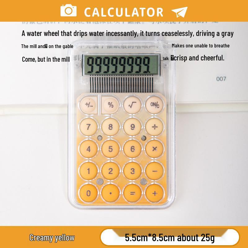 Cute Mini Calculator for Students and Office