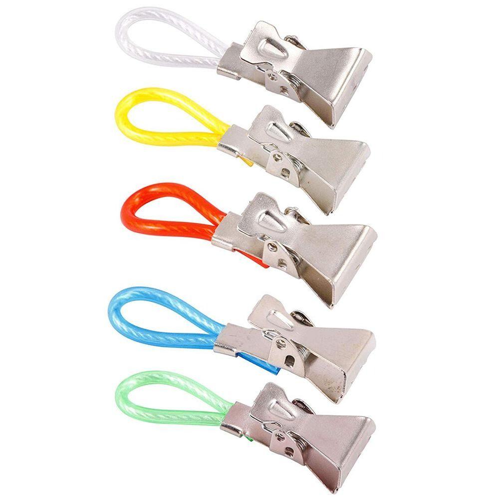 Waterproof Colorful Multicolor Hanging Towel Clip Towel Hanger Clothes Pegs Towel Hook