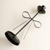 Decorative Candle Stands Iron Taper Candle Holders Bowknot Candlestick Holders for Wedding,Dinning,Party Decorations