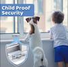 Metal Sliding Window Security Lock 4 Piece Adjustable Ventilation Position Aluminum Anti Theft Device Door Rail Limiter