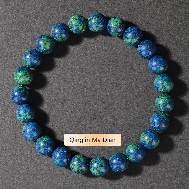 Festive Gifts Assorted Natural Stone Beaded Bracelet Set Crystal Fashion Jewelry For Men And Women Daily Wear Simple Versatile Accessory