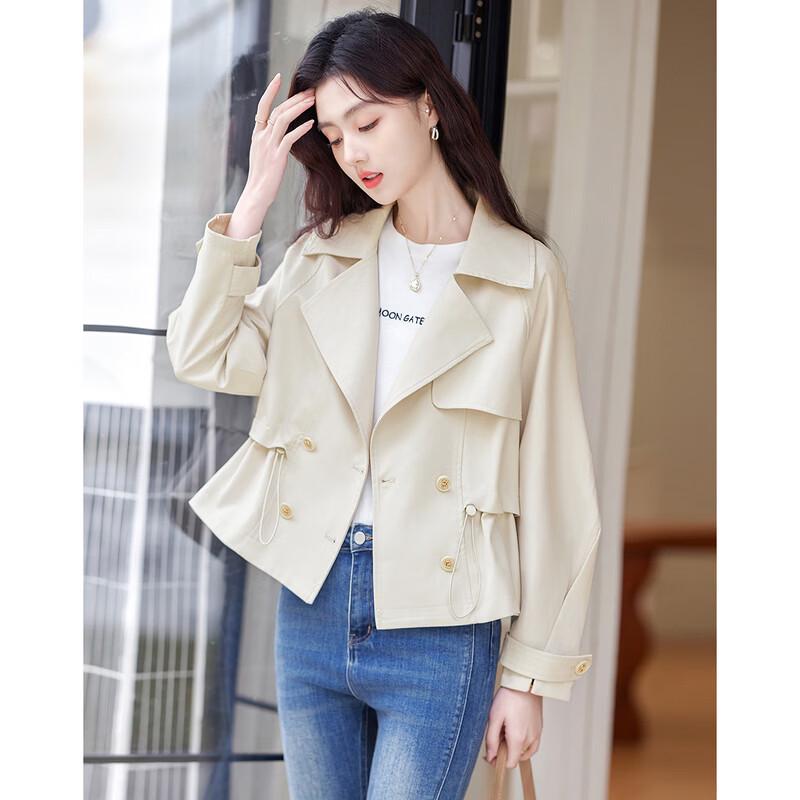 Designer Slimming Petite Trench Coat XL