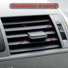 8 Stück Auto Fahrzeug Klimaanlage Lüftungsgitter Lamellenversteller Streifenclip Universell A/C Luftauslass Lasche Clip