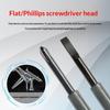 2-In-1 2Pc Screwdriver Electricity Detector High Torque Strong Magnetic Voltage Test Pen Screwdriver For Electricity Detection