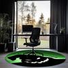 The Nightmare Before Christmas Printed Round Rug Carpet Chair Rug Area Rug Entryway Doormats,for Office Chair Living Room Bedroom Kitchen Room.