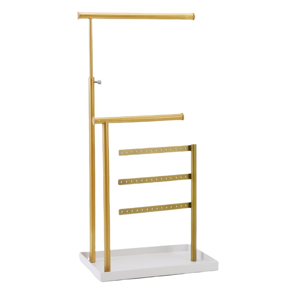 Jewelry Display Stand Nordic Style Iron Art Multifunctional Jewelry Storage Tray for Necklaces Bracelets Earrings