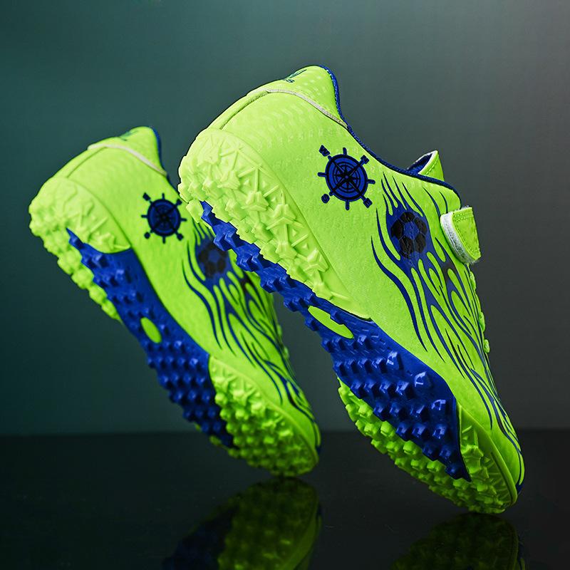 

Children s football shoes AG long nails TF broken nails Student campus game training football shoes Middle and old children s Velcro sneakers 39