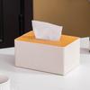 Mo Shen Faux Leather Tissue Box