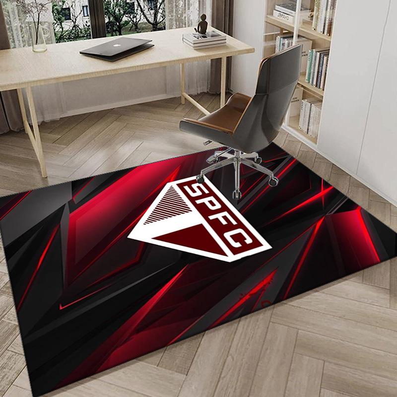 Spfc Team Crest Design Printed Area Rug for Office, Chair Rug, Decorative Carpet Floor Mat, Large Size Fan gifts Christmas gifts