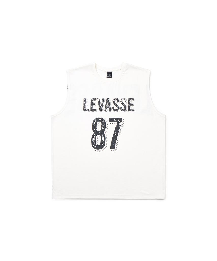 Leubase 87 Back Logo Sleeveless_White