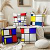 Mondrian Pillow Case PillowCover Square PillowCase Sofa With For Pattern Comfortable Cushionsuitable All Kinds Of Room