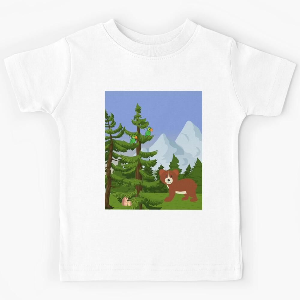 Little bear and Forest Friends Kids T-Shirt 150