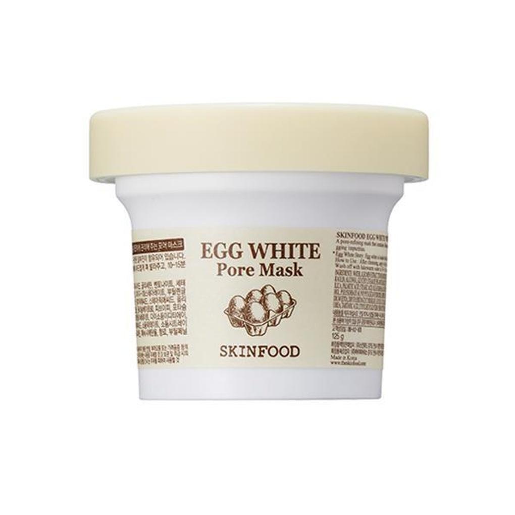 Skinfood Egg White Pore Mask 120g + 1 Wash-Off Silicone Brush