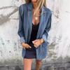 Autumn Casual Loose Lapel Denim Jacket with Suit Collar (2025)