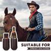 Beer Holster Belt Waist Bag Faux Leather Beer Holder Travel Pouch Soda Beer Bottle Holder for Picnic Beach BBQ Camping