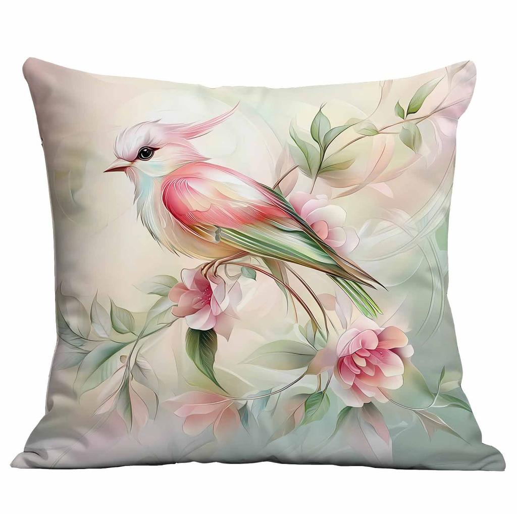 Nowa Piękna i Marzycielska Poszewka na Poduszkę w Kwiaty Domowa Poszewka na Poduszkę na Sofę