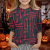 Kids Halloween 3/4 Sleeve T-Shirt for Boys and Girls