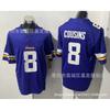 Minnesota Vikings NFL Football Jersey Thielen Jefferson 18 14 8 Adult Men Cotton Sports Uniform Fan Wear
