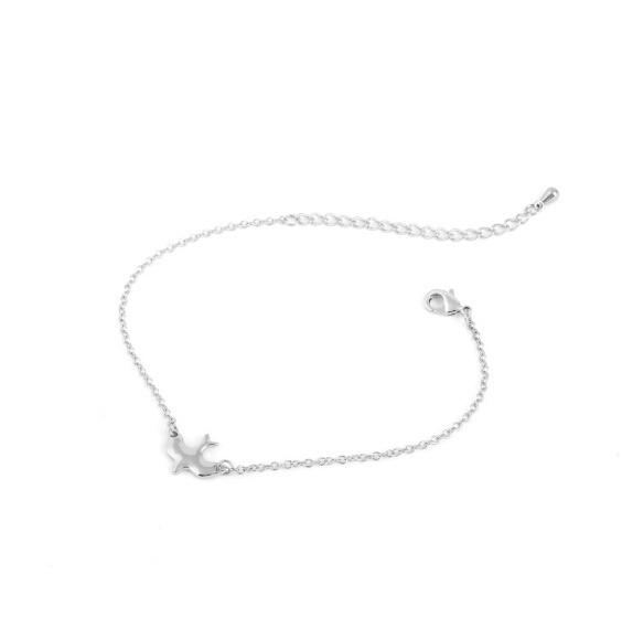 Dove Bird Tiny Peace Dove Bracelet Soar Flying Birds Bracelet Little Cute Swallow Baby Bird Bracelets Abstract Bracelets