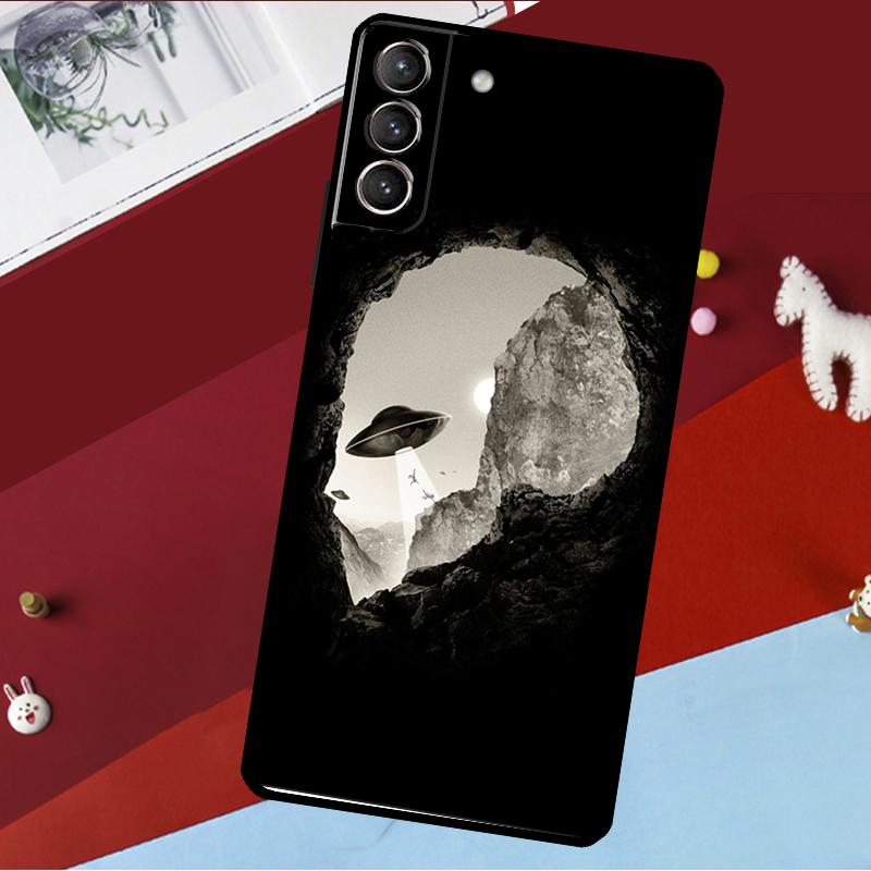Aesthetic Alien Case For Samsung Galaxy S20 FE S21 FE S22 S23 Ultra Note 20 S9 S10 Note 10 Plus Back Cover