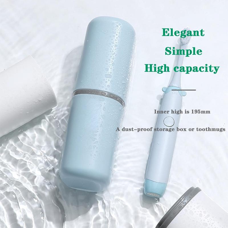 2PCS Toothbrush Travel CaseMulti-Function Portable Toothbrush CoverDustproof Toothbrush HolderSuitable for Business Camping T
