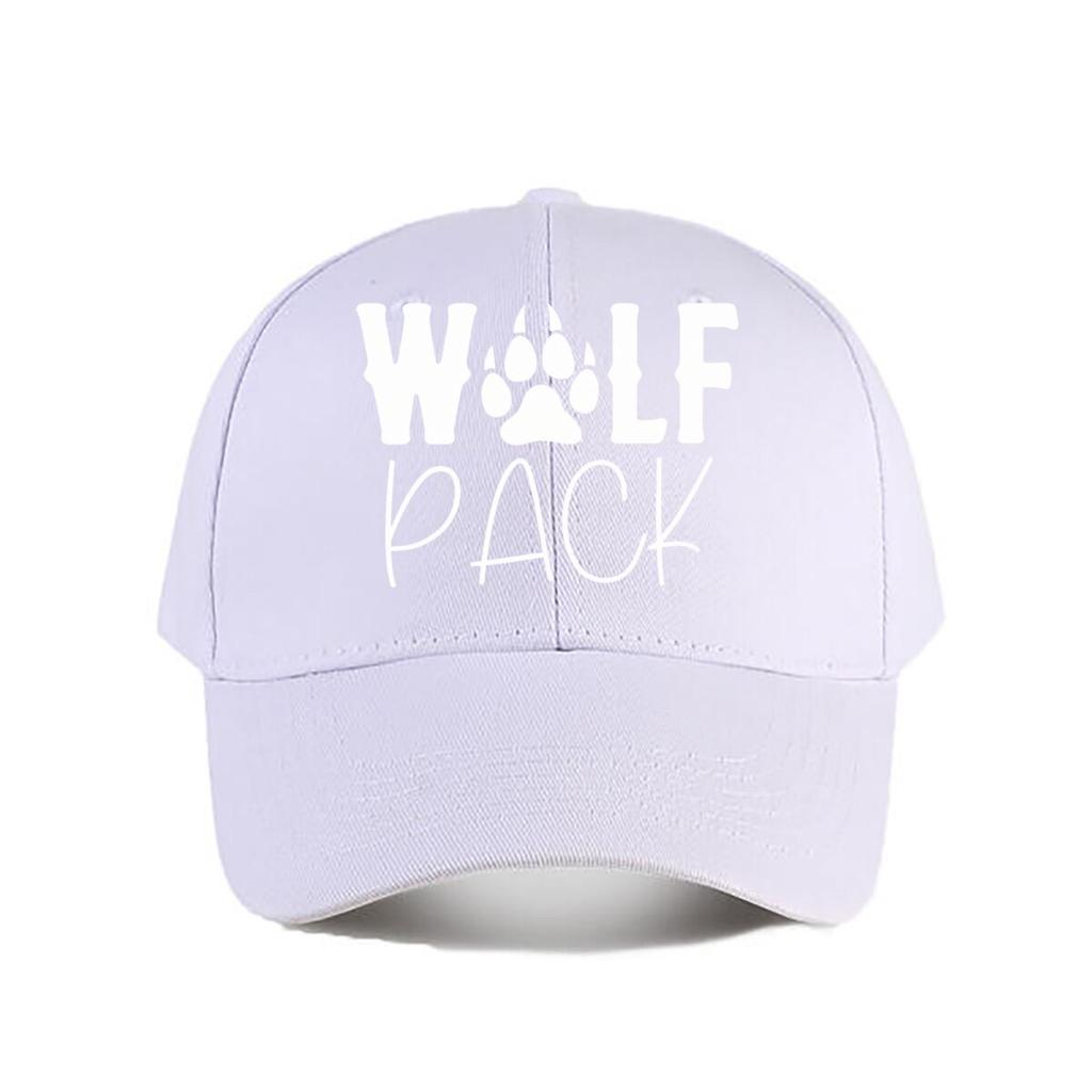 Casquette de Baseball Graphique Patte de Meute de Loups Mode Unisexe Chapeau de Soleil Femmes Sports d'Extérieur
