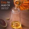 Automatic Oil Sprayer: Atomizes and Sprays Thickened Edible Oil, Perfect for the Kitchen Without Using Excess Oil.