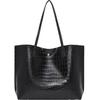 2023 Korean Style Trendy Crocodile Pattern Large Capacity Tote Bag for Women