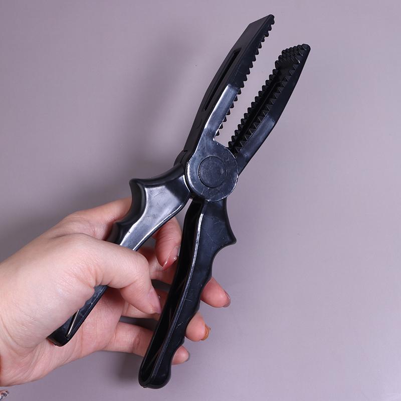 1Pc Non-Slip Fishing Pliers Abs Fish Clamp Fish Gripper Catcher Grip Catch Release Tool Hook Extractor Fish Body Holder Tongs