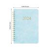 To-Do-Liste 2024, Agendabuch, A5-Notizbücher, hochwertige Zeitpläne, Tagebuch, Notizblock für Studenten